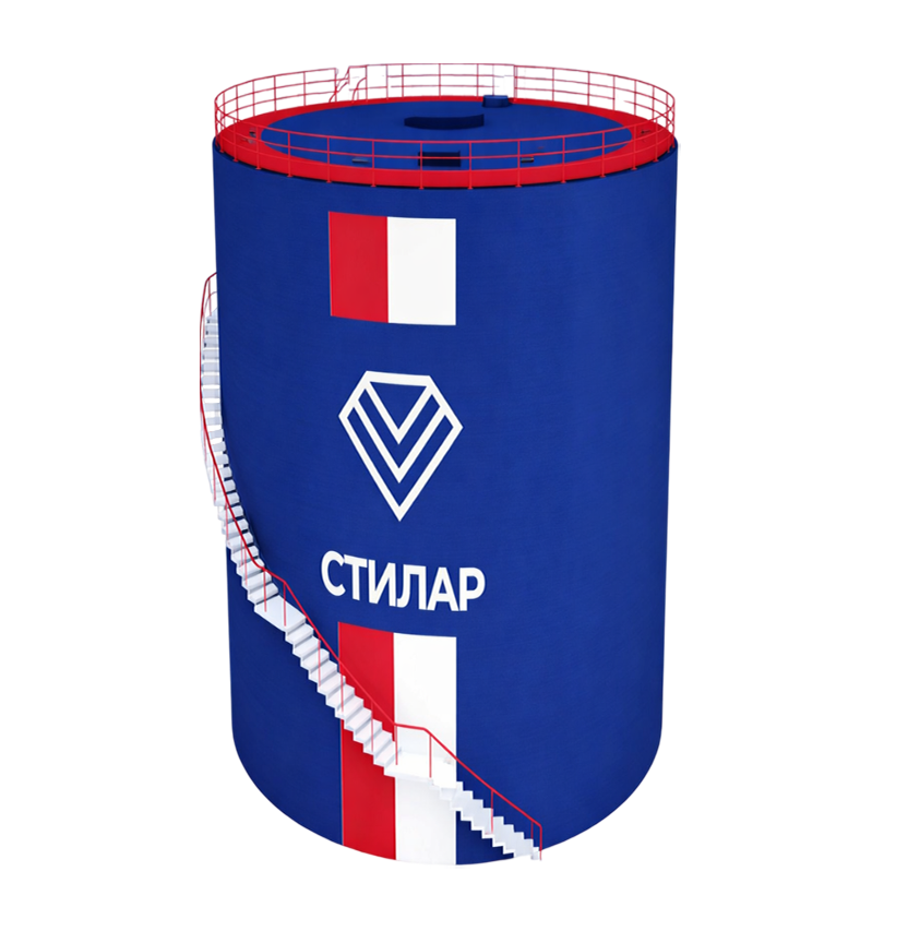 Цельносварной резервуар РВС для битума 20 м³ от завода-производителя