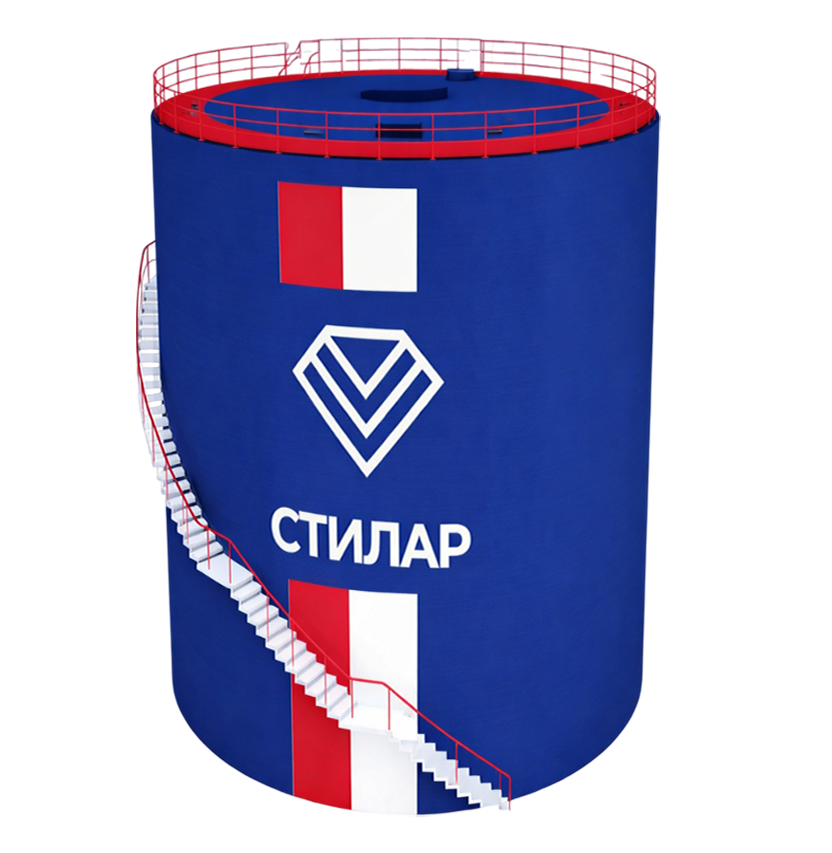 Цельносварной резервуар РВС для АЗС 40 м³ от завода-производителя